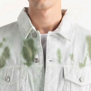 Affordable Price <b>Men</b> Denim <b>Jacket</b> Washed Motorcycle Stand Collar Button Front <b>Casual</b> Jean <b>Jacket</b> for <b>Men</b> - Product Image 2