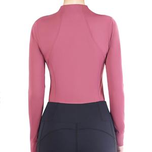 Camisas de Manga Larga de Poliéster/Spandex Transpirables y Ajustadas para Montar a Caballo, Diseño Personalizado, Venta al por Mayor para Mujer - Product Image 6