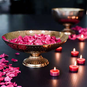 Bol Urli en laiton exquis pour la relaxation de méditation pour le mélange traditionnel contemporain Occasion de Noël Matériau en métal - Product Image 3