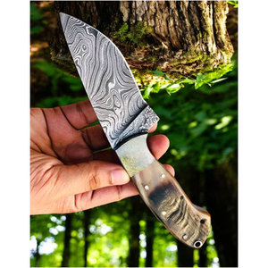 Cuchillo de cazador hecho a mano, diseño personalizado, Color sólido, ligero, hecho en fábrica DIY para acampar, precio razonable - Product Image 3