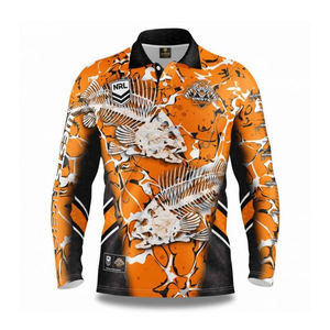 Latest Premium OEM Factory Anti-UV Fishing Jersey Comfortable Polyester/Cotton <b>Shirts</b> with Oversized Fit - Product Image 1