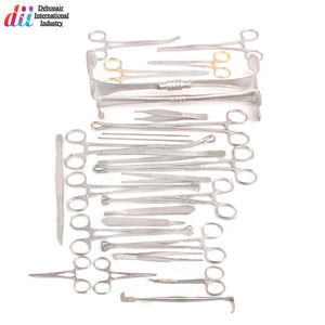 Juego de Instrumentos Quirúrgicos Básicos de 161 Piezas de Acero Inoxidable Reutilizables de Grado Hospitalario para Cirugía General CE OEM Marca Privada - Product Image 4