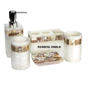 Handmade Wooden <b>Bathroom</b> <b>Set</b> Superior Quality Designer Wholesale Barroom <b>Set</b> Classic Stylish Wholesale <b>Bathroom</b> <b>Accessories</b> - Product Image 2