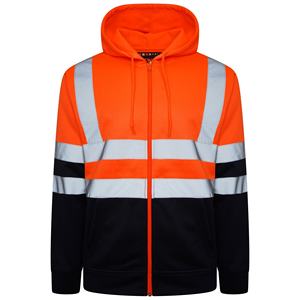 Polar transpirable Textura suave Ropa DE SEGURIDAD reflectante Ropa DE SEGURIDAD Sudadera CON CAPUCHA DE SEGURIDAD reflectante - Product Image 2