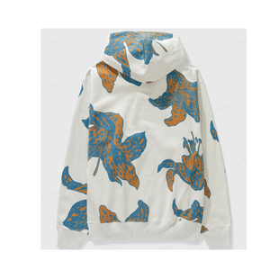 เสื้อฮู้ดดี้ผู้ชาย OEM ผ้าฝ้ายฟลีซ 100% เป็นมิตรกับสิ่งแวดล้อม แขนยาว พิมพ์โลโก้ตามสั่ง ทรงปกติ ปักลาย - Product Image 3