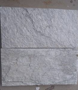 Panneaux rustiques de grand livre de placage blanc de pierre de quartzite de Offre Spéciale Shimla pour la surface fendue de revêtement extérieur intérieur décoratif - Product Image 4