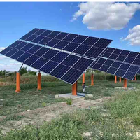 Sistema de seguimiento solar inteligente Rastreador de eje único automático/manual con sensor de posición de alta precisión