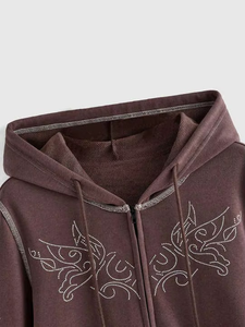 Pakistan Manufacturer Custom Printed 2025 Cotton <b>Polyester</b> Embroidered Hoodies Solid Color Winter Hoodie Embroidery Plain Dyed - Product Image 3