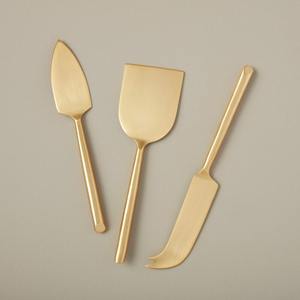 Juego de servicio de queso de metal Premium, manijas simples modernas, manual, Apto para lavavajillas, diseñado para interiores de comedor elegantes, uso gourmet - Product Image 4