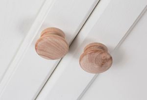 wood round <b>cabinet</b> knob New Design Modern Finish Knobs Kitchen Floral Antique Dresser Door <b>Cabinet</b> Handmade Decorative Best - Product Image 4