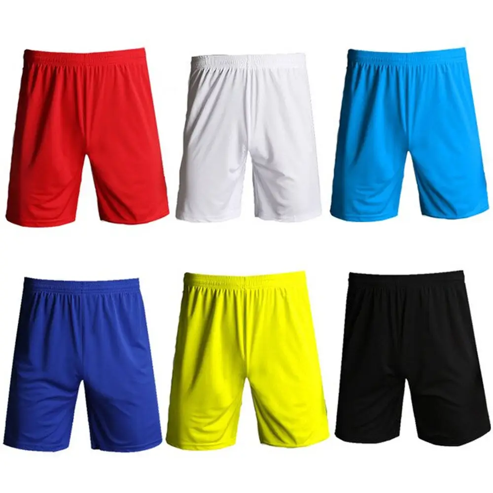 Solid Football Training Shorts Mens Summer Bottoms Running Basketball Soccer Shorts Kids Boys Tennis Badminton Sports Shorts