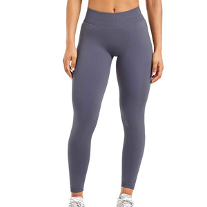 High Quality Women's High Waist Knitted Tight Yoga Pants Casual Style Scrunch Butt <b>Seamless</b> <b>Leggings</b> - Product Image 5