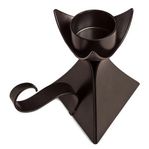 Portavelas de uso decorativo exclusivo para el hogar, candelabro de Metal de alta calidad para sala de estar, hierro metálico con forma personalizada - Product Image 2