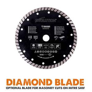 Scie à onglet coulissante sans fil 18V à double biseau, sans balais, lame multi-matériaux 255mm, batterie incluse pour la découpe DIY du bois, du métal et du plastique - Product Image 3