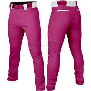 Pantalons de baseball pour adultes de haute qualité personnalisés, respirants, séchage rapide, 100% polyester, service OEM - Product Image 4