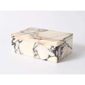 Caja de Almacenamiento de Mármol con Etiquetado Privado para Decoración del Hogar Tradicional, Creando un Aspecto Atemporal con Espacio de Almacenamiento Funcional - Product Image 2