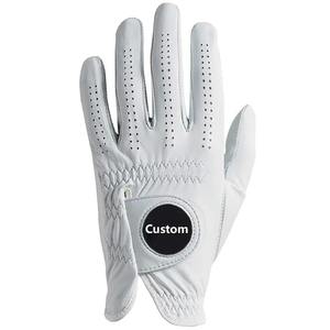 2024 nouveaux gants de sport en cuir Cabretta véritable de haute qualité 100% gants de Golf imprimés personnalisés poignées vente chaude dernière - Product Image 1