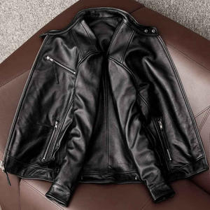 เสื้อเชิ้ตเดรสผู้ชายหนังแท้ ดีไซน์ใหม่ล่าสุด สีสั่งทำพิเศษ คุณภาพสูง เป็นมิตรกับสิ่งแวดล้อม - Product Image 5