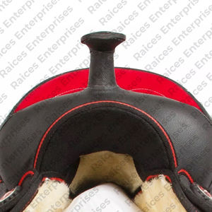 Sillín de caballo ecuestre de nuevo diseño 2025 en Stock, sillines occidentales ligeros de calidad Premium de piel de vaca para caballos - Product Image 6