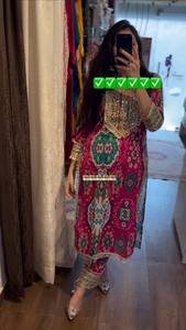 Festivals et tenues de soirée Look Maslin imprimé Top & Bottom Set - Product Image 2