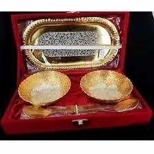 Bols écologiques en métal doré Technique polie durable pour les occasions de voyage - Product Image 6