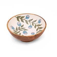 Tazón de sopa y ensalada de madera hecho a mano de forma redonda con estilo clásico Diseño atractivo Tazón de chapa al por mayor pulido - Product Image 3