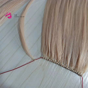 Wholesale High-quality 100% Natural Chinese Human Hair, Seamless Invisible <strong>Thick</strong> Tail 8D Feather Hair Extensions - Product Image 1
