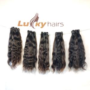 ราคาโรงงานขายส่ง ผมตรงอินเดียแบบธรรมชาติ ไม่ผ่านการแปรรูป ผมแท้แบบเรมี่ ผู้จำหน่ายผม  แบบลอนลึก - Product Image 2