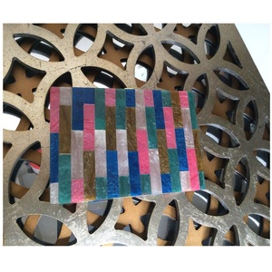 Bolsos de mujer con embrague de resina Metal y trabajo de piedra bordado cremallera cubierta cierres abiertos decoración de diamantes Logo característica - Product Image 1