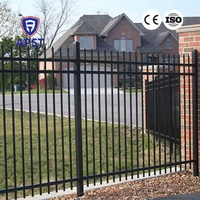 Puerta de Acero Galvanizado Ecológica Moderna Sitong y Panel de Hierro Forjado Tubular