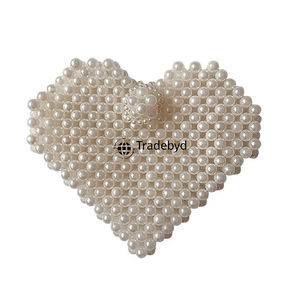 Luxe perle pochette sac de soirée sac à main de mariée à la main fête porter accessoire de créateur pour les femmes Tradebyd - Product Image 5