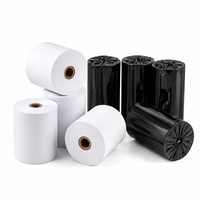 Rouleaux de papier thermique 57x40mm pour les opérateurs de flottes de coursiers et les hubs de livraison, papier de reçu portable, vente en gros, approvisionnement en vrac