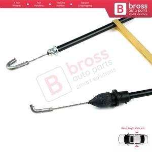Câble Bowden de déverrouillage de serrure de porte intérieure arrière BDP197 1U4839099B pour Octavia MK1 - Product Image 5
