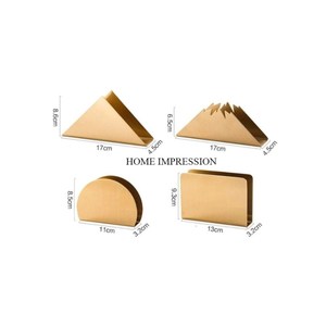 Porte-serviettes en métal poli or de qualité exclusive nouveau Style porte-papier de soie décoratif pour la maison pour l'utilisation d'articles de fête - Product Image 5