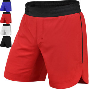Pantalones cortos de boxeo con impresión personalizada MMA Grappling Short MMA Boxing Fight Shorts Ropa deportiva Hombres 100% Poliéster tarifa al por mayor OEM - Product Image 2