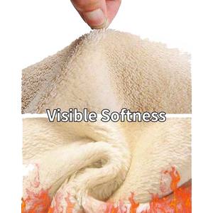 Pantalons d'hiver décontractés pour hommes Sherpa Fleece Wool Warmth Plus Size Joggers Nouvelle mode Épaissir les pantalons pour hommes à rayures droites incurvées - Product Image 4