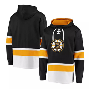 Men's Custom Ice Hockey High Quality Custom logo Ice Hockey Hoodies With <b>Lace</b> Sublimated Polyester Ice Hoodies - Product Image 6