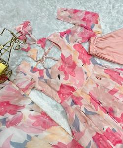 Vestido Afgano Kuchi de Gasa para Oficina, Moderno y Elegante, para Uso Diario, con Patrones Geométricos y Adornos de Piedras, de Seda, para Verano - Product Image 6