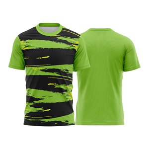 Camiseta de Fútbol Profesional Personalizada, Uniforme de Equipo de Fútbol, Transpirable, Sublimada, de Secado Rápido, Ligera, Cuello Redondo, Manga Corta - Product Image 1