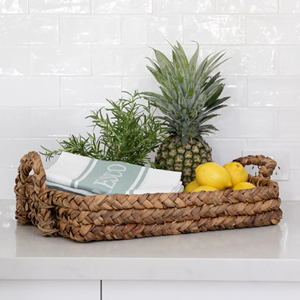 ถาดผักตบชวาสำหรับตกแต่งเครื่องครัวถาดเสิร์ฟน้ำงานฝีมือถาดผักตบชวาของตกแต่งบ้านขายส่งจากเวียดนาม - Product Image 5