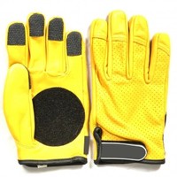 OEM PU Longboard Skateboard Équipement de Protection Downhill Longboarding Gants avec Slider Puck du Pakistan pour Adultes