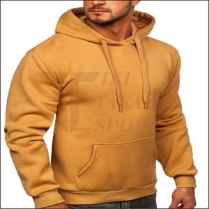 Qualité de luxe hommes pulls à capuche impression bouffante personnalisée Streetwear surdimensionné 100% coton poids lourd - Product Image 2