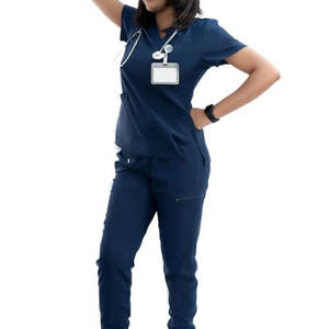 2025 más vendidos mujeres Hospital Scrub uniforme último diseño al por mayor tasa Scrubs uniforme para mujeres - Product Image 2
