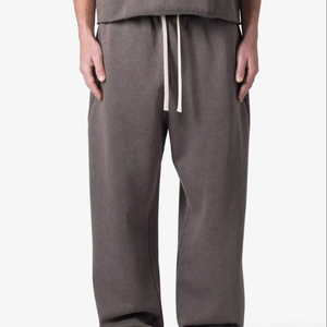 กางเกงวอร์มขายดี ทรงหลวม ใส่ได้ทั้งชายและหญิง ขากว้าง ผ้าล้างสี สไตล์จ็อกเกอร์ ใส่สบาย ระบายอากาศ เหมาะสำหรับออกกำลังกาย - Product Image 1