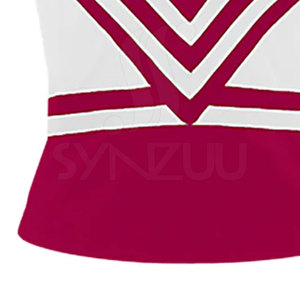 Meilleures ventes Ensemble d'entraînement en élasthanne avec logo imprimé pour adulte pom-pom girls Débardeur en polyester respirant Vente en gros - Product Image 5
