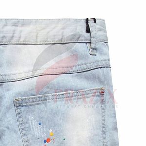 Pantalones vaqueros cortos con múltiples bolsillos para hombre, pantalón informal de algodón con 6 bolsillos, oferta - Product Image 3