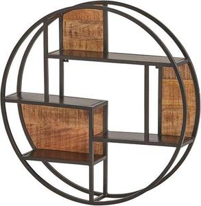 Functional And Decorative Wooden <b>Bookcase</b> With Designer Shelves For Living Room Use Featuring Elegant Styling And Ample Storage - Product Image 1
