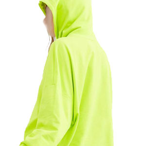 Haute qualité 100% coton polaire à capuche pour les femmes personnalisé à manches longues pull sweat hiver gros soie sweats à capuche pull - Product Image 6