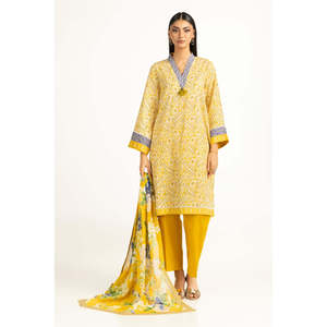 IUSTKSD-1024 Ensemble décontracté imprimé 3 pièces pour la pelouse - Product Image 3