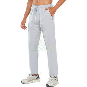 Joggers athlétiques pour hommes Pantalon d'entraînement de course à pied Pantalon de survêtement léger avec poches zippées Respirant Séchage rapide - Product Image 1